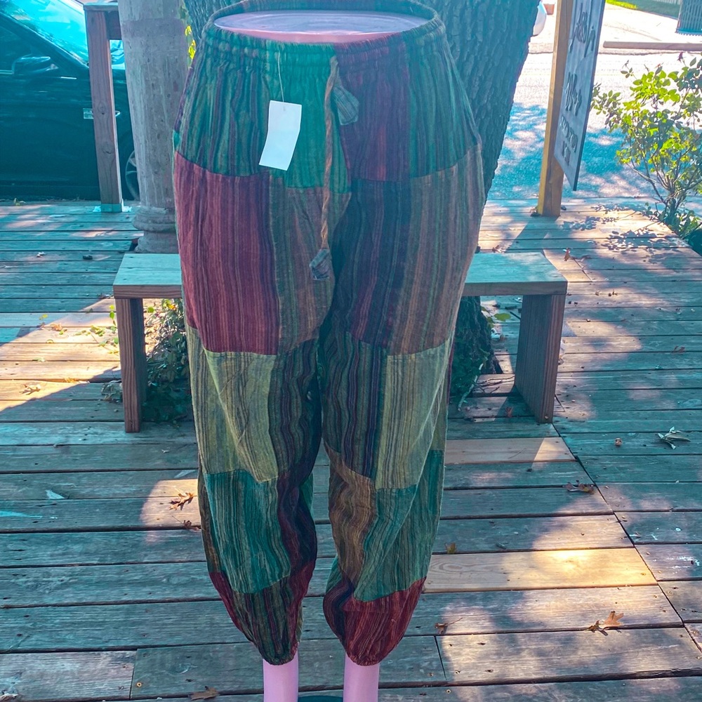 Boho hippie patchwork pants unisex